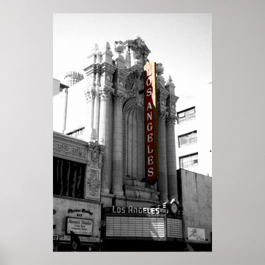 Poster Théâtre de Los Angeles (Devant)