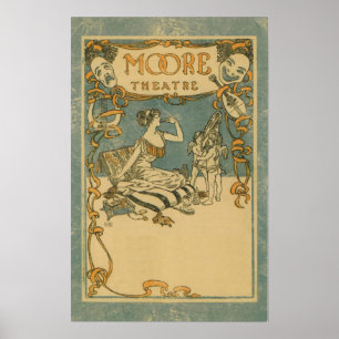 Poster Théâtre de Moore, Seattle, Washington