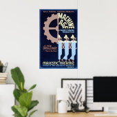 Poster Théâtre fédéral présente une comédie musicale WPA (Bureau à domicile)