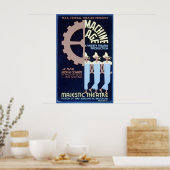 Poster Théâtre fédéral présente une comédie musicale WPA (Cuisine)