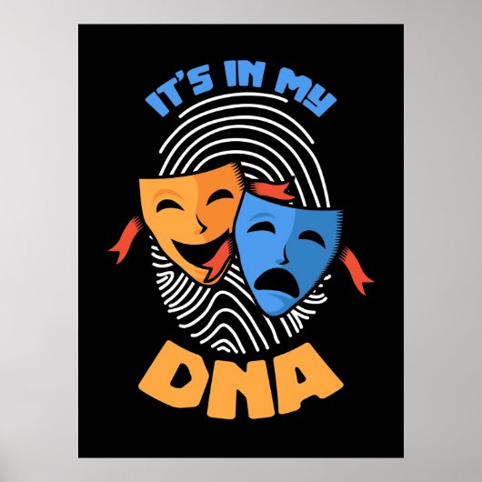 Poster Théâtre Il Est Dans Mon Adn (Devant)