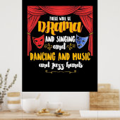 Poster Théâtre Il y aura un drame (Cuisine)