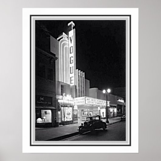 Poster Théâtre LA Vogue 1935 (Devant)
