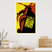 Poster Théâtre Marionette 1938 WPA (Cuisine)