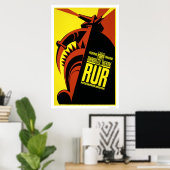 Poster Théâtre Marionette 1938 WPA (Bureau à domicile)