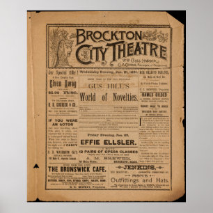 Poster Théâtre municipal de Brockton