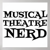 POSTER THÉÂTRE MUSICAL NERD (Devant)