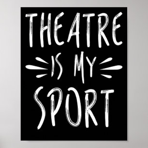 Poster Théâtre pour Acteurs Le Théâtre Musical est mon Sp