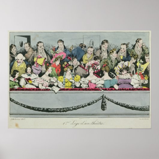 Poster Théâtre Premiere Loge d'un (Devant)