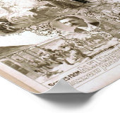 Poster Théâtre rétro Cabine de l'oncle Tom (Coin)