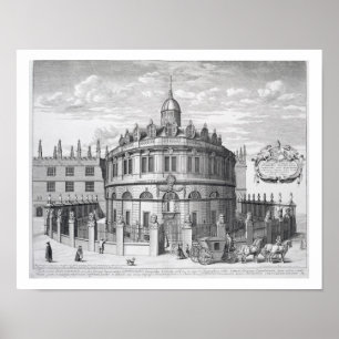 Poster Théâtre Sheldonian, Oxford, de Oxonia Illustrat