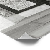 Poster Théâtre Vaudeville, 1910. Photo vintage (Coin)