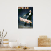Poster Théâtre Vintage "Kellar Levitation" (Cuisine)