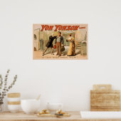 Poster Théâtre Vintage Yon Yonson (Cuisine)
