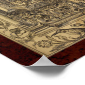 Poster Theatrum Chemicum : 1652 Illustration de l'alchimi (Coin)