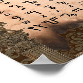 POSTER THEBAN ALPHABET (Coin)