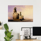 Poster Thèbes 4 décembre 1838 David Roberts / Haghe Art (Bureau à domicile)