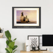 Poster Thèbes 4 décembre 1838 David Roberts / Haghe Art (Bureau à domicile)