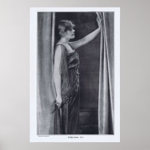 Poster Theda Bara Rotrogravure 1916 Imprimer