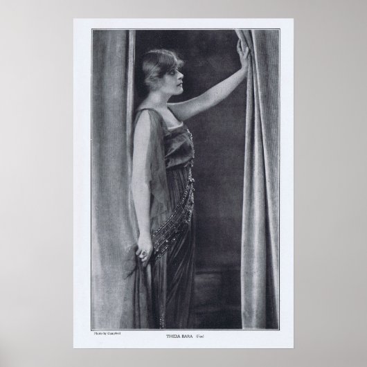 Poster Theda Bara Rotrogravure 1916 Imprimer (Devant)