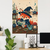 Poster Théière Fox Witch (Bureau à domicile)