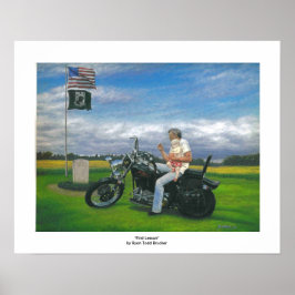 Poster - thema Harley en US Marine Corps