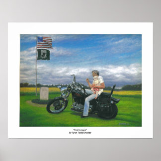 Poster - thema Harley en US Marine Corps