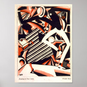 Poster Thème d'Afro-américain de Nouveau d'art