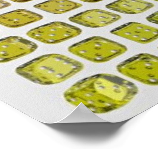 Poster Thème de dé II (Coin)