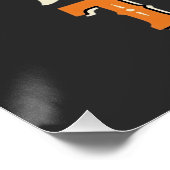 Poster Thème de fête d'Halloween Sorcière Chaudron Design (Coin)
