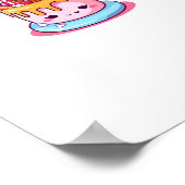 Poster Thème de gâteau, conception de gâteau, gâteau mign (Coin)