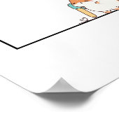 Poster Thème de hamster, joli hamster (Coin)