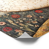 Poster Thème de la ferme Cuisine Mur Art Hen Art Imprimer (Coin)