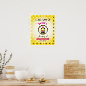 Poster Thème de la fête de bienvenue (Cuisine)