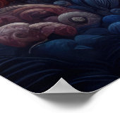 Poster Thème de musique artistique Abstraite (Coin)