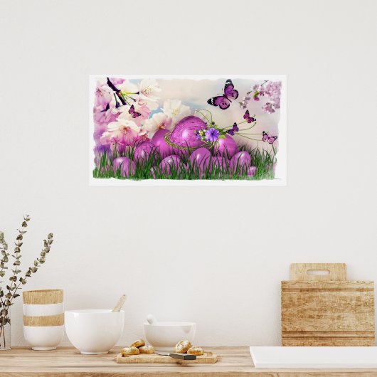 Poster Thème de Pâques (Cuisine)