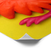 Poster Thème de salle de nurserie pour bébé garçon Monste (Coin)