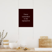 Poster Thème d'ingénieur quantique blanc rouge foncé (Cuisine)
