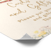 Poster Thème du livre Boho Fêtes des mariées cartes et ca (Coin)