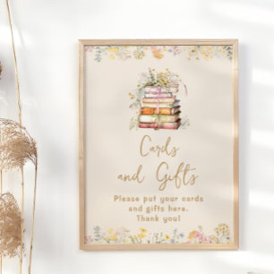 Poster Thème du livre Boho Fêtes des mariées cartes et ca