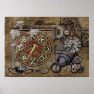 Poster Thème et variations de montre