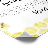 Poster Thème Honeycombs - Le jeu d'anneau (Coin)