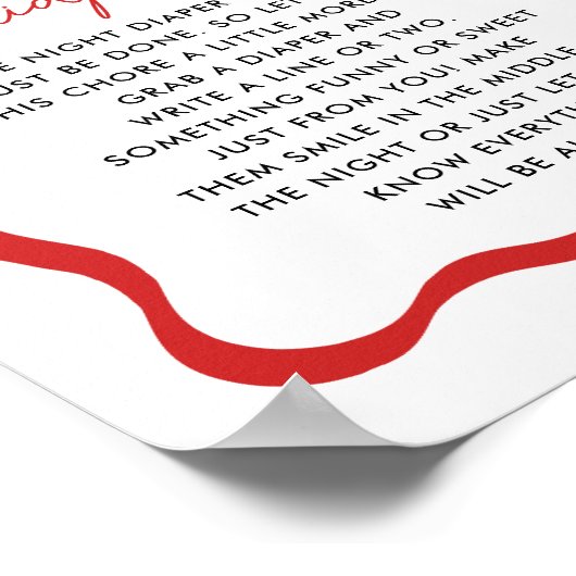 Poster Thème Ladybug Late Night Diaper Jeu Signe (Coin)