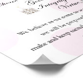 Poster Thème LDS Young Women 11x14 (Coin)