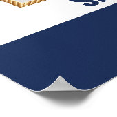 Poster Thème Maritime C'est un garçon Baby Shower Accesso (Coin)