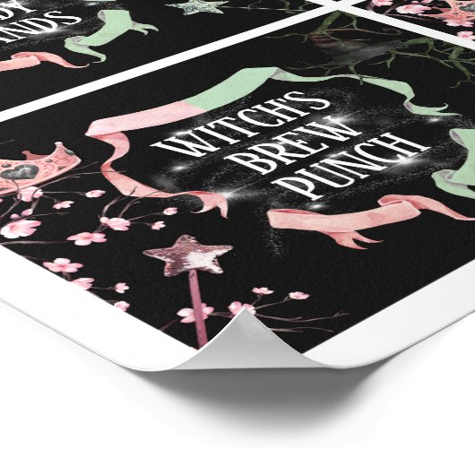 Poster Thème méchant Signes alimentaires 2 (Coin)