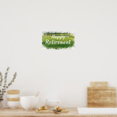 Poster Thème retraite de golf (Cuisine)