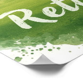 Poster Thème retraite de golf (Coin)