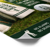 Poster Thème retraite de golf (Coin)