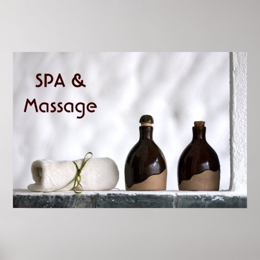 Poster Thème spa (Devant)